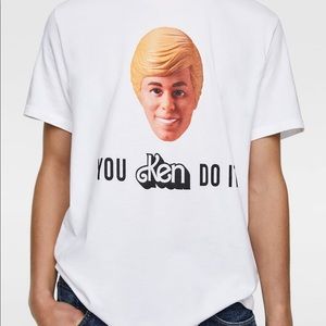 ZARA graphic tee (Barbie collab)